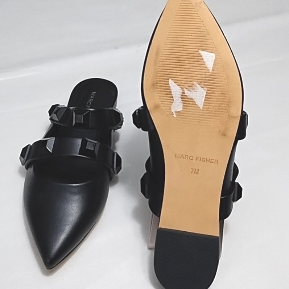 Marc Fisher Searli Slip-On Studded Mule Flat - Picture 9 of 9